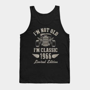 I'm Classic Car 58th Birthday Gift 58 Years Old Born In 1966 Tank Top